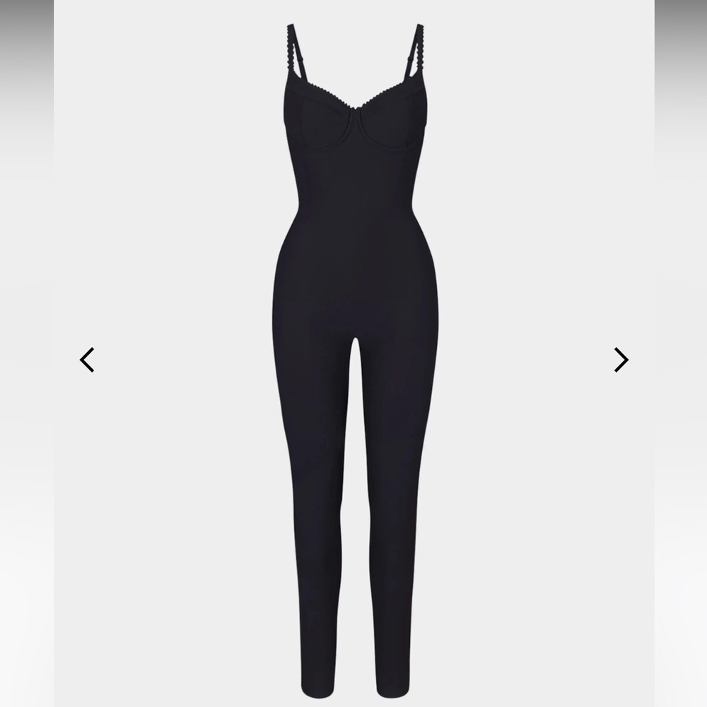 Skims dolce & gabbana catsuit black XS